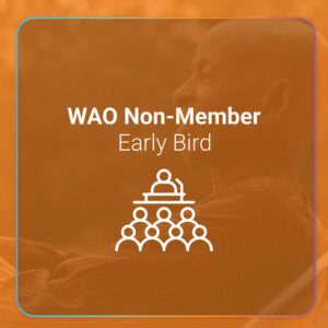 Early-bird WAO Non Member Registration — In-Person