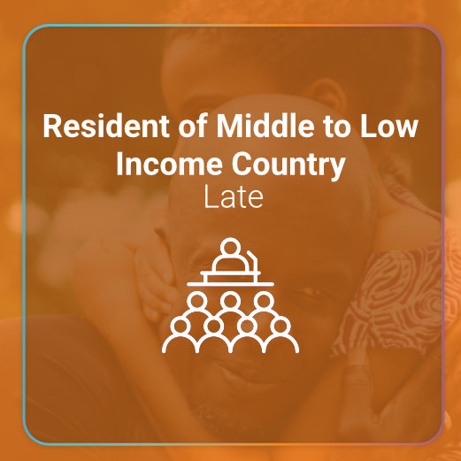 Residents of Middle to Low income country